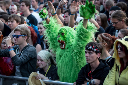 Gib dem neongrünen Affen Zucker! - Fotos: Impressionen vom Wochenende bei Rock'n'Heim 2014 